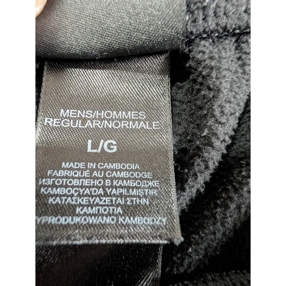 The North Face Mens TKA 100 Fleece Pants Gray Elastic Waist Large TCO2/TMO2